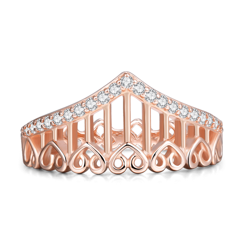 Little Princess Ring Rose Gold 925 Sterling Silver