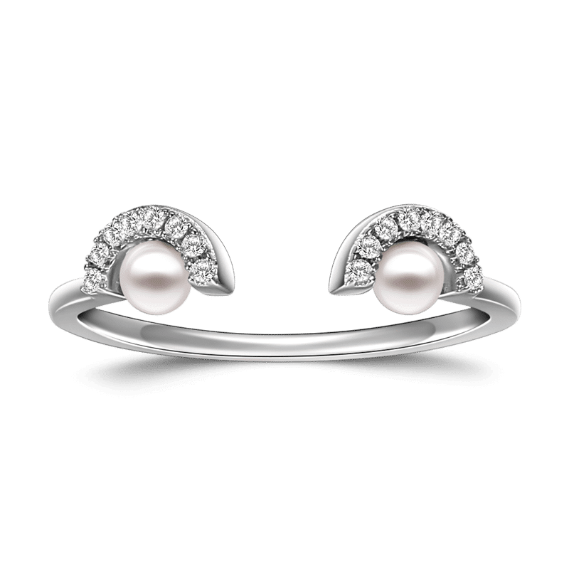 Soufeel Smiling Eyes Ring Silver - soufeelus