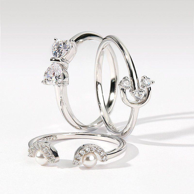 Soufeel Embrace Each Other Ring Silver - soufeelus