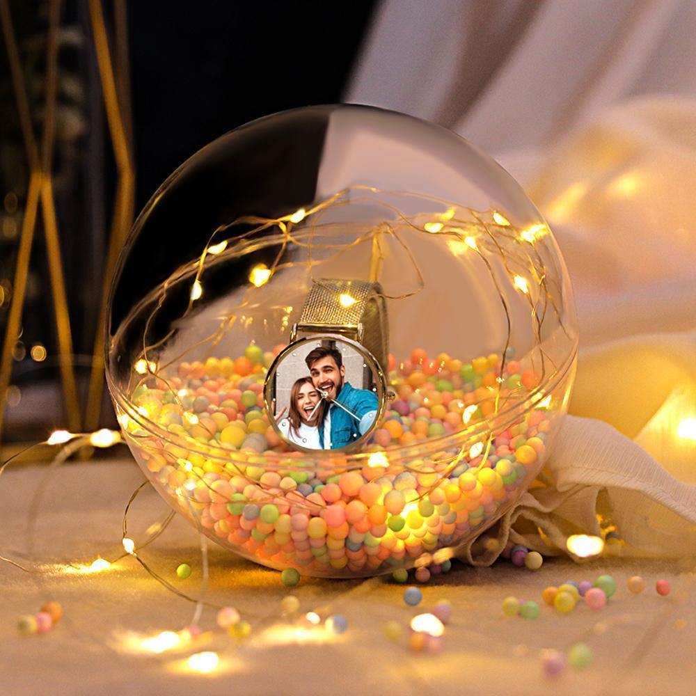 Transparent Plastic Ball Colorful Light String Colorful Filled Foam ball Three-piece Suit Creative Gift Combination - soufeelus