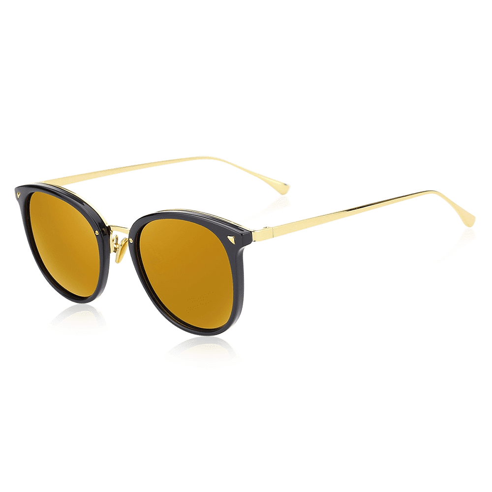 Women's Sunglasses with Polycarbonate Lenses and TR & Metal Frame - soufeelus