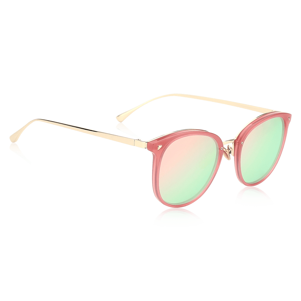 Women's Sunglasses with Polycarbonate Lenses and TR & Metal Frame - soufeelus