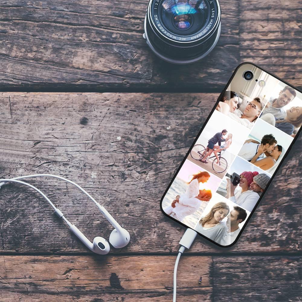 iPhone 7/8 Custom Photo Protective Phone Case - Glass Surface - 7 Pictures - soufeelus
