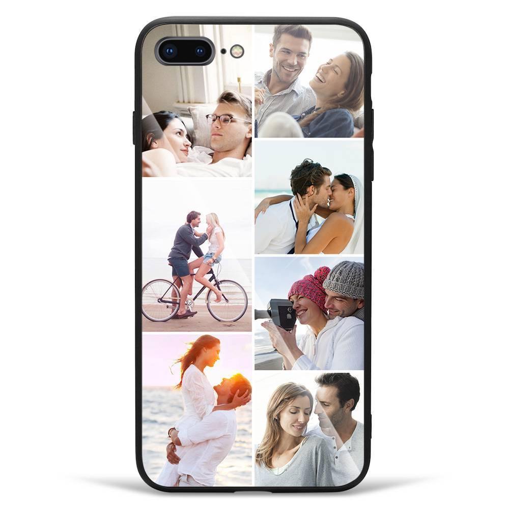 iPhone 7p/8p Custom Photo Protective Phone Case - Glass Surface - 7 Pictures - soufeelus