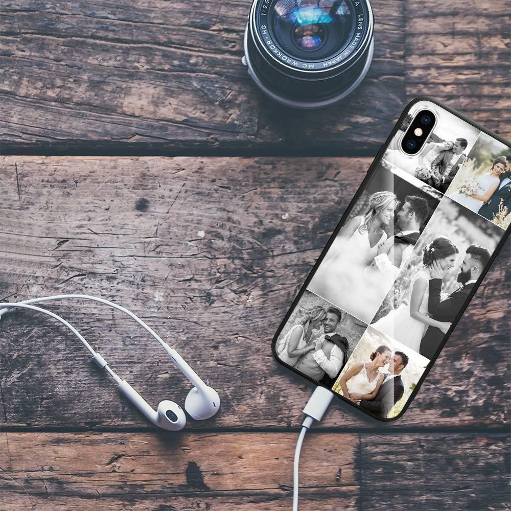 iPhone Xs Max Custom Photo Protective Phone Case - Glass Surface - 6 Pictures - soufeelus