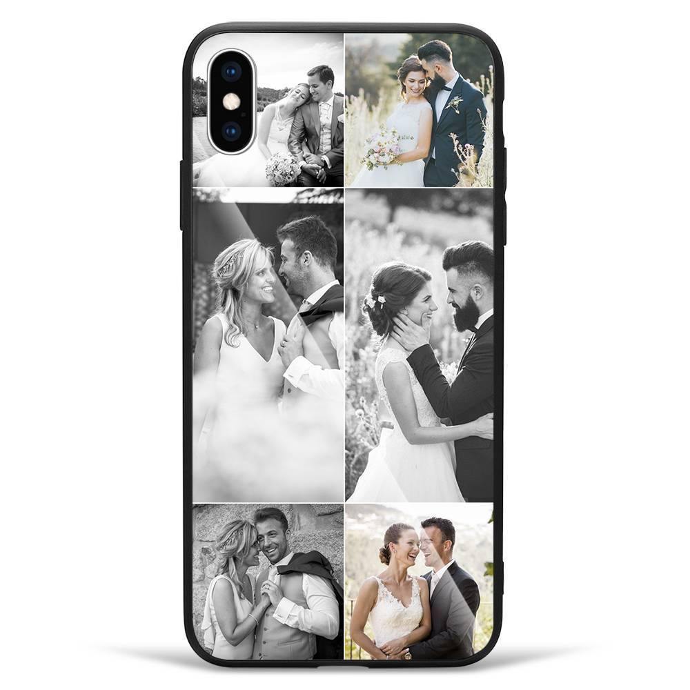 iPhone Xs Max Custom Photo Protective Phone Case - 6 Pictures Soft Shell Matte - soufeelus