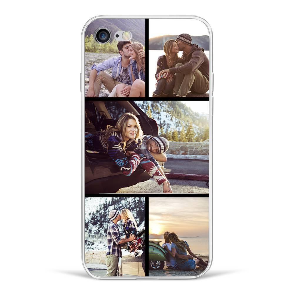 iPhone Xr Custom Photo Protective Phone Case - 5 Pictures Soft Shell Matte - soufeelus