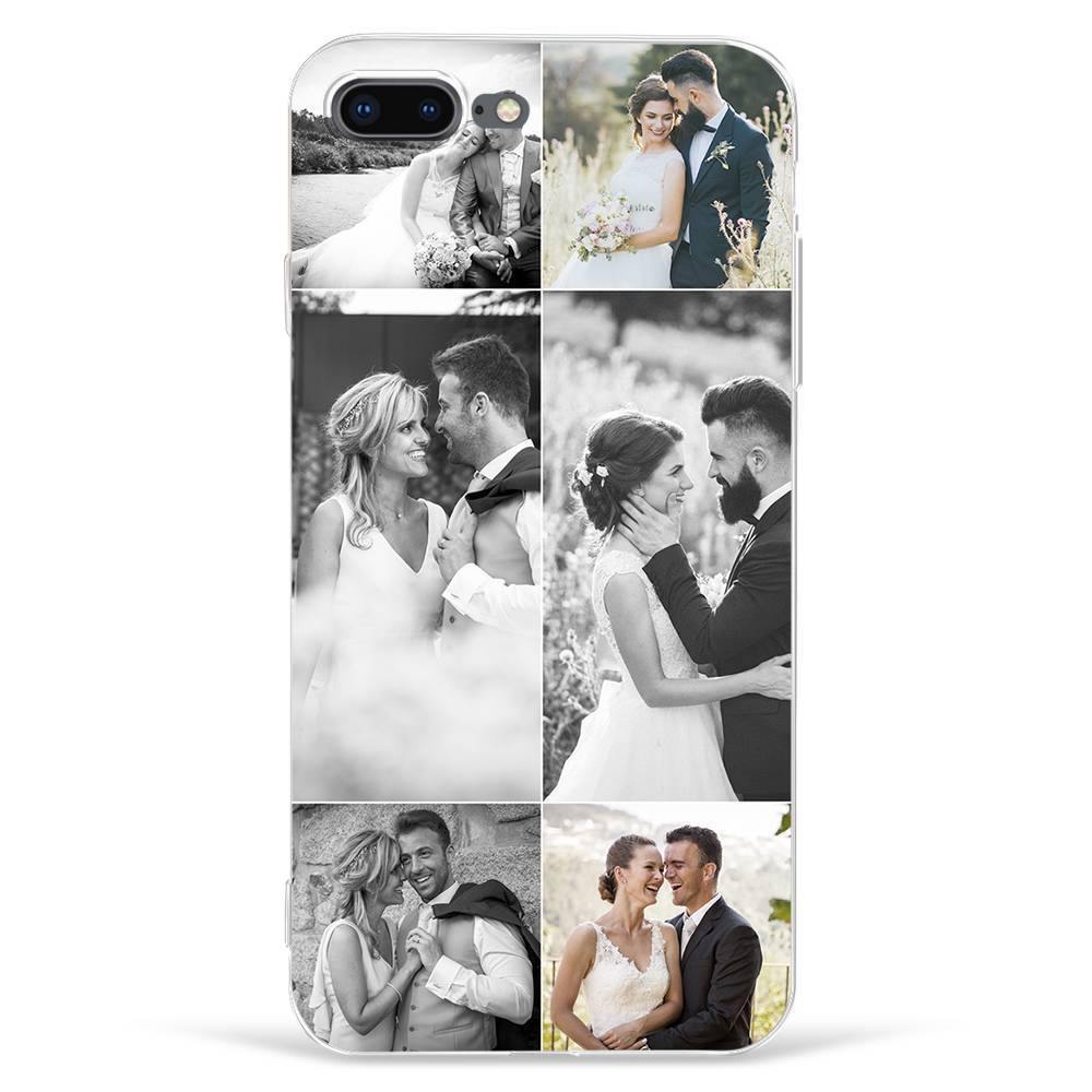 iPhone 7/8 Custom Photo Protective Phone Case - 6 Pictures Soft Shell Matte - soufeelus