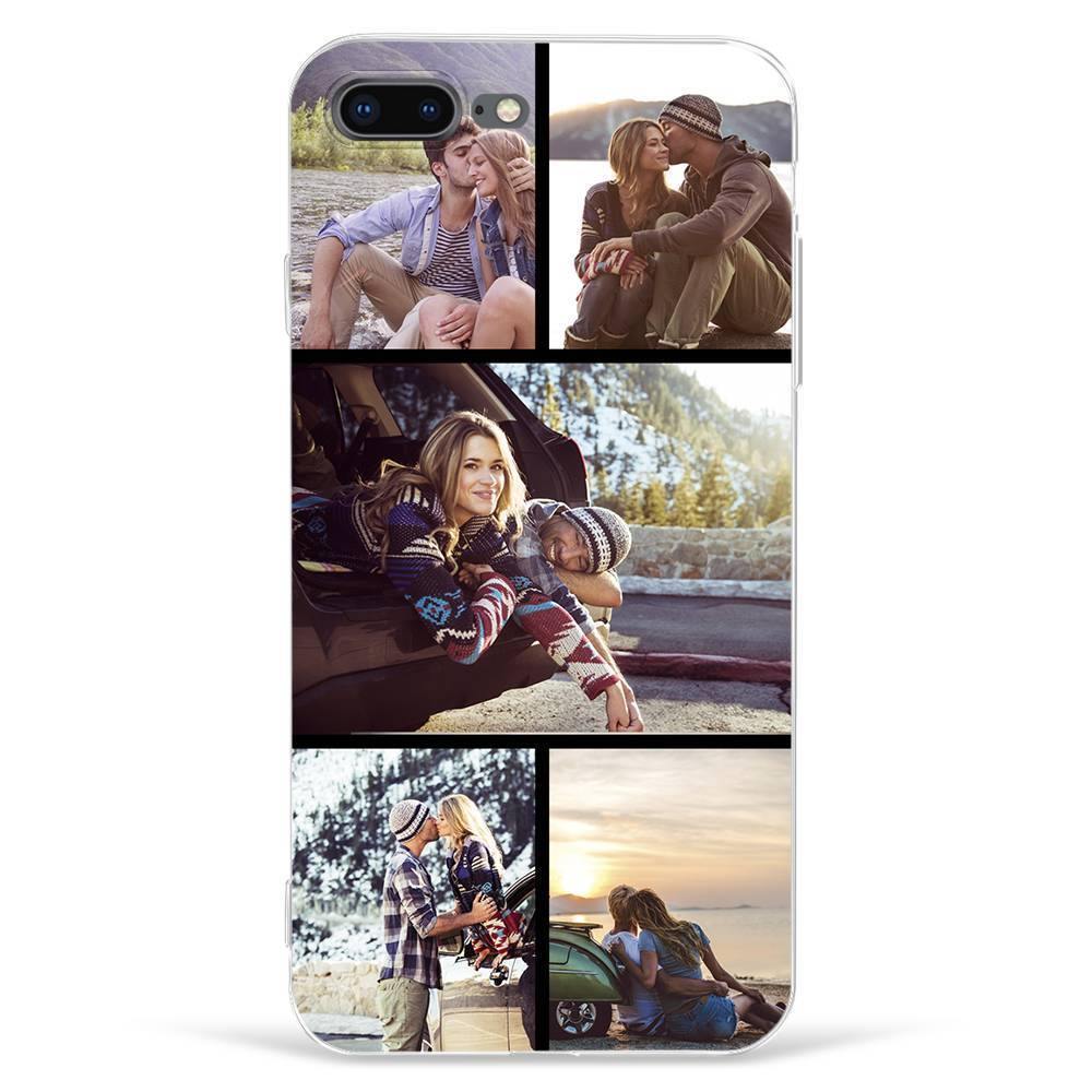 iPhoneX Custom Photo Protective Phone Case - 5 Pictures Soft Shell Matte - soufeelus
