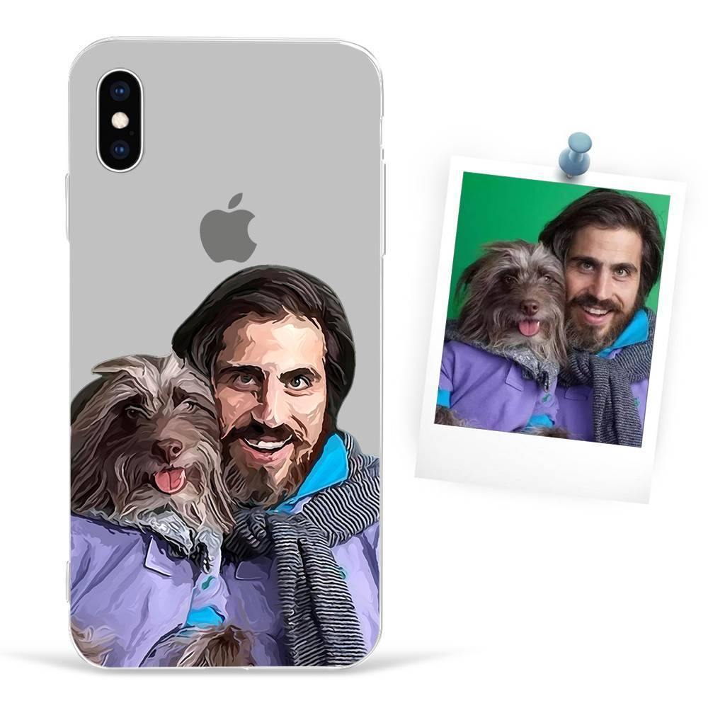 iPhoneX Custom Photo Protective Anime Phone Case Soft Shell Matte - soufeelus