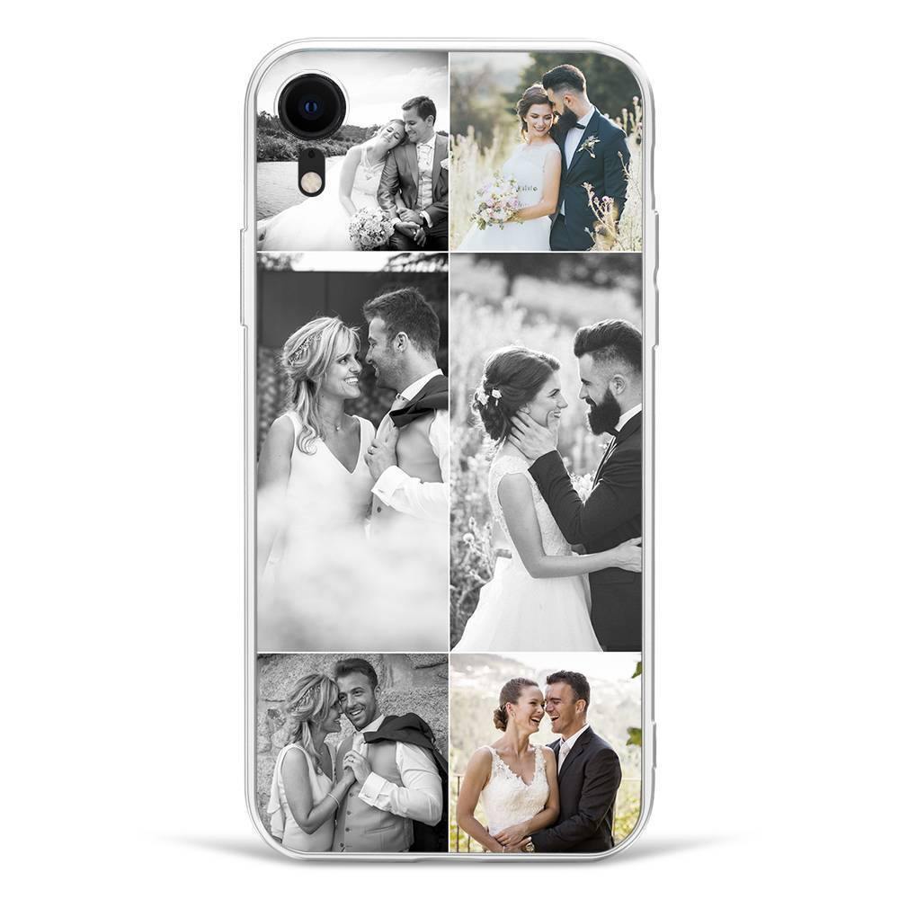 iPhone Xs Max Custom Photo Protective Phone Case - 6 Pictures Soft Shell Matte - soufeelus