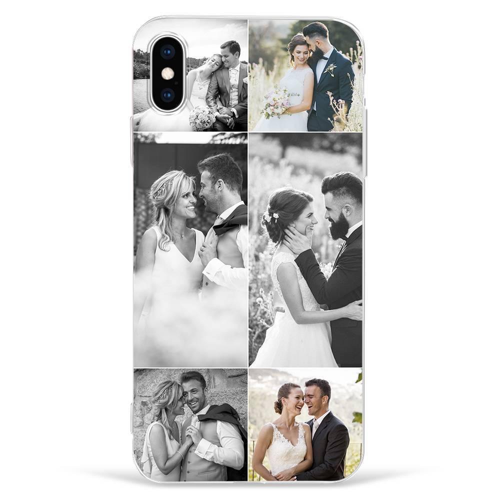 iPhone Xr Custom Photo Protective Phone Case - 6 Pictures Soft Shell Matte - soufeelus