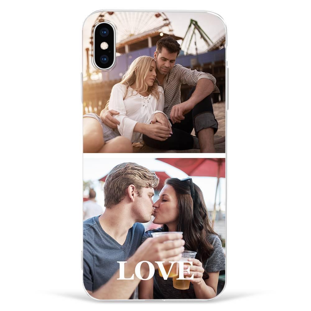 iPhone 7/8 Custom Photo Protective Phone Case - 2 Pictures Soft Shell Matte - soufeelus