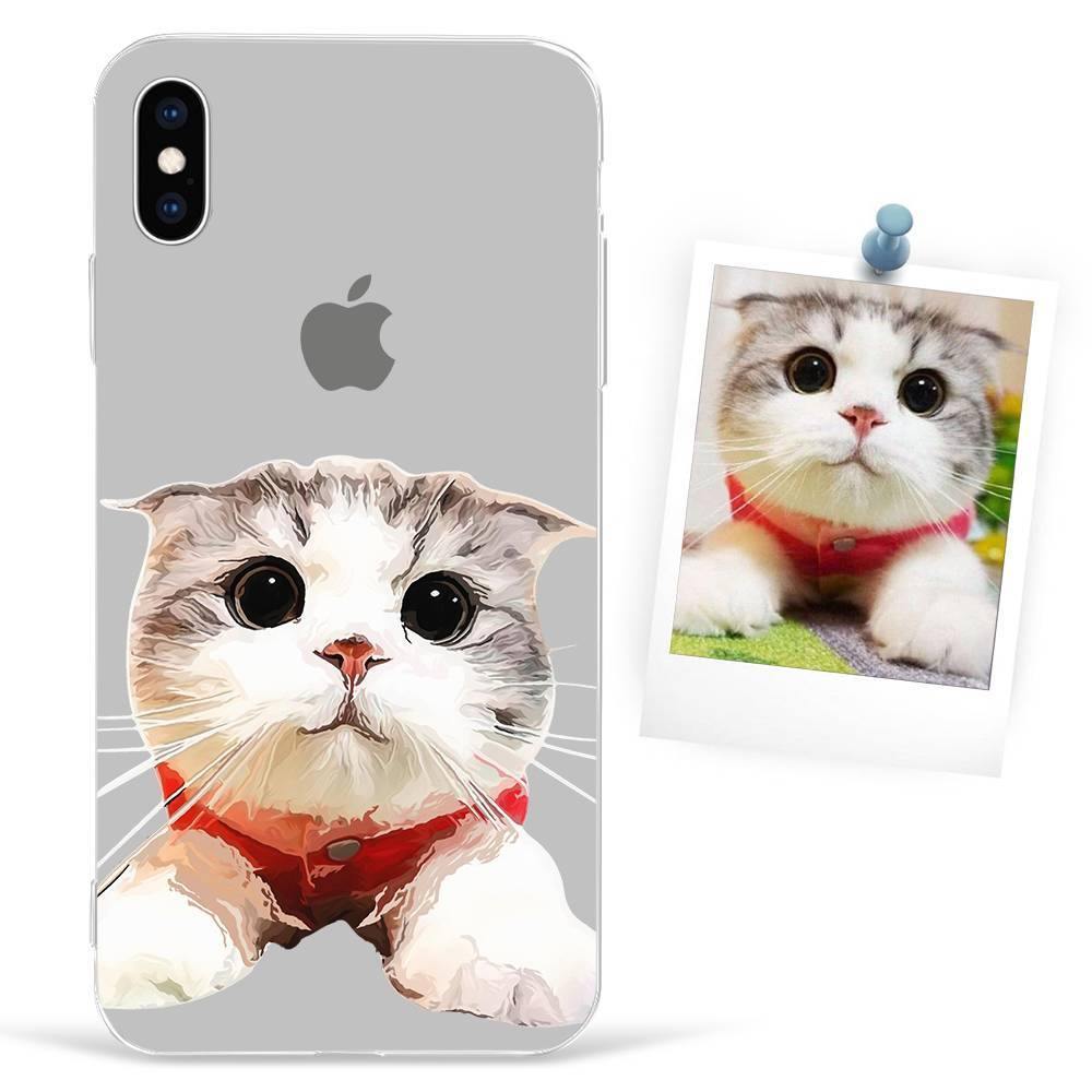 iPhone Xs Custom Photo Protective Anime Phone Case Soft Shell Matte - soufeelus