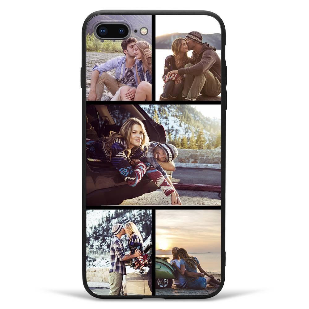 iPhone 7/8 Custom Photo Protective Phone Case - Glass Surface - 5 Pictures - soufeelus