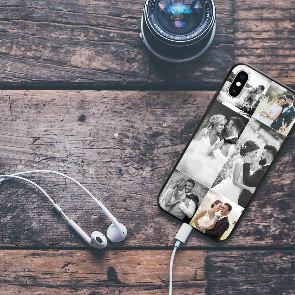 iPhoneX Custom Photo Protective Phone Case - 6 Pictures Soft Shell Matte - soufeelus