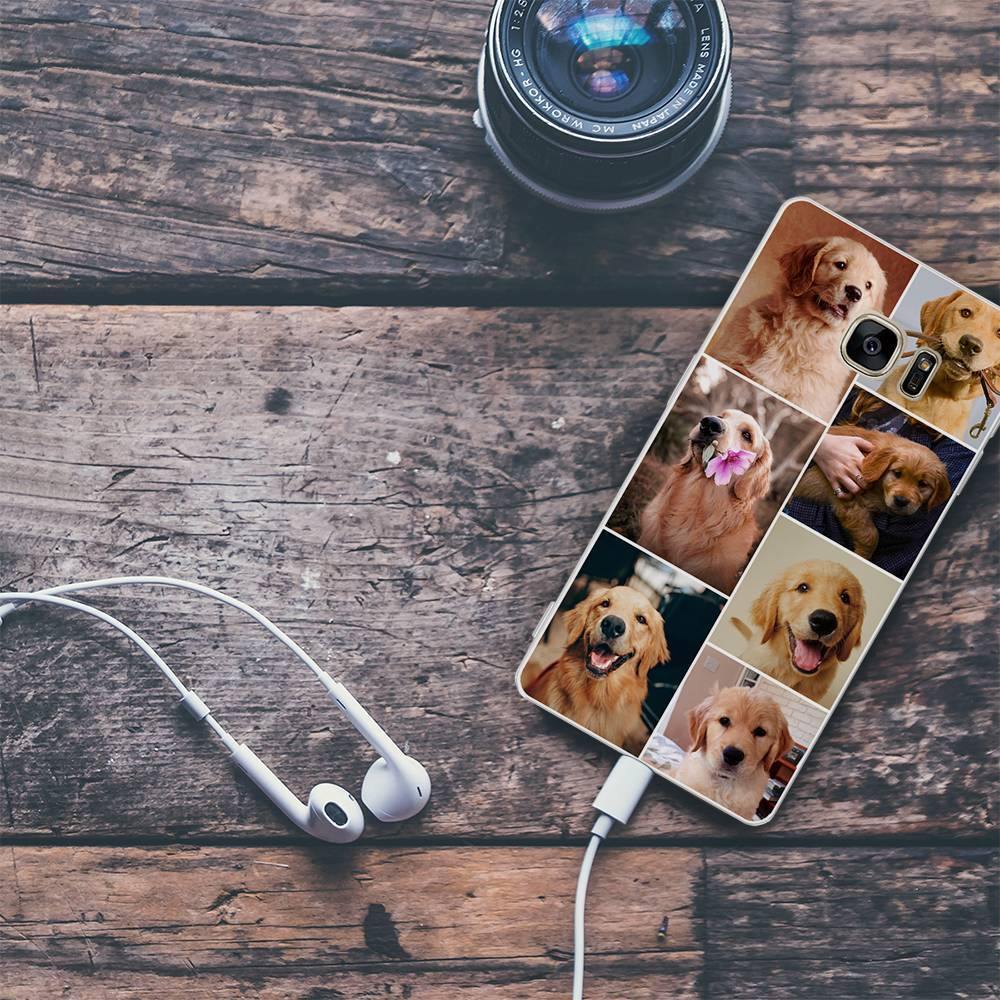 Custom Photo Collage Protective Phone Case 7 Pictures Soft Shell Matte - Samsung S7 - soufeelus
