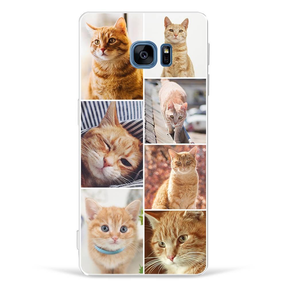 iPhone 7p/8p Custom Photo Collage Protective Phone Case - 7 Pictures Soft Shell Matte - soufeelus