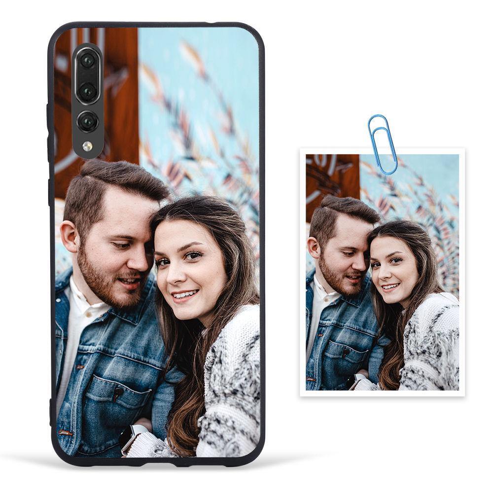 Custom Photo Protective Phone Case Black Soft Shell Matte - Huawei P20 Lite/Nova3e - soufeelus