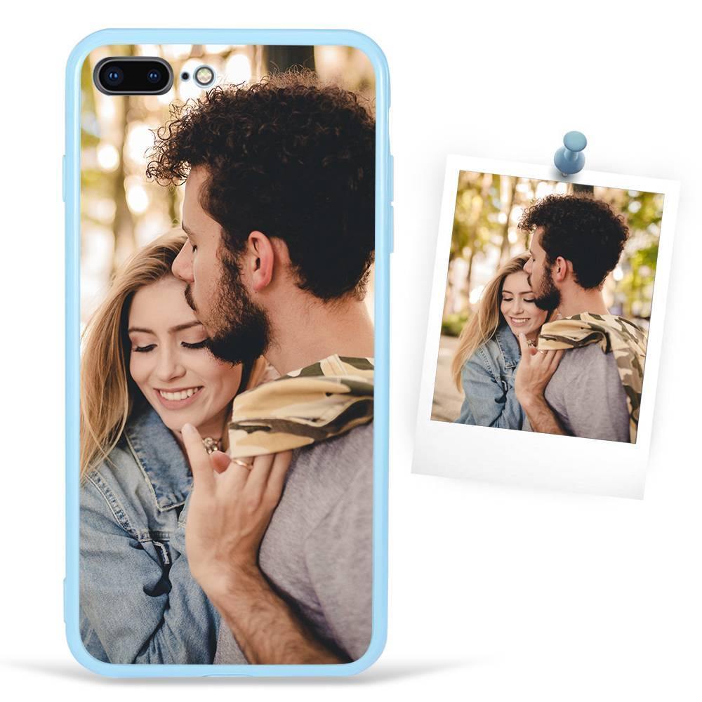 Custom Photo Protective Phone Case Acrylic Sky Blue - iPhone 6/6s - soufeelus