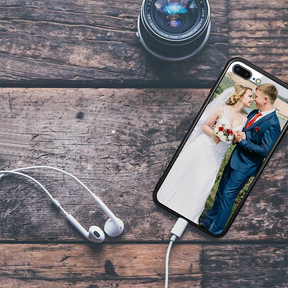 Custom Photo Protective Phone Case Acrylic Black - iPhone Case - soufeelus