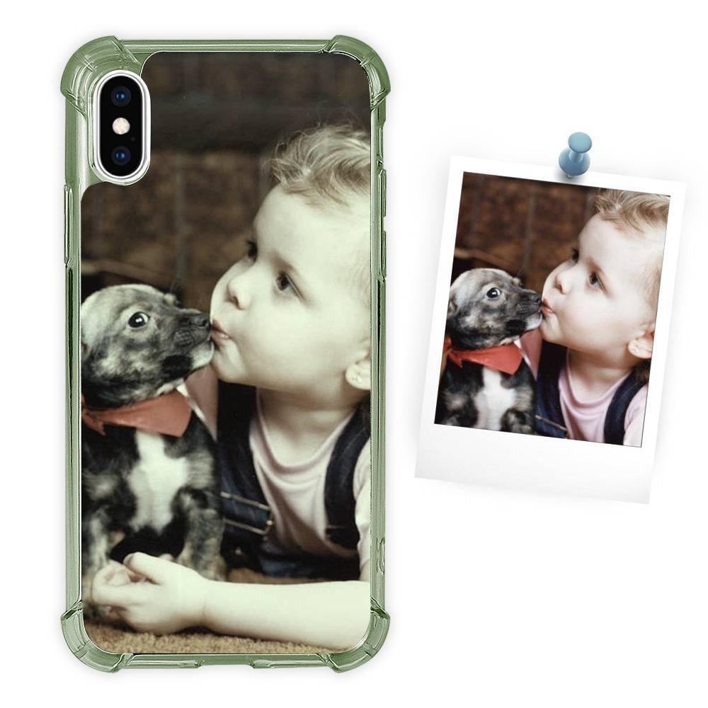 Photo Phone Case Silicone Anti-drop Soft Shell Black - iPhone Xs - soufeelus