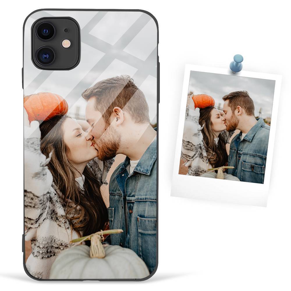 Custom Photo Protective Phone Case Tempered Glass iPhone iPhone12 Mini detail
