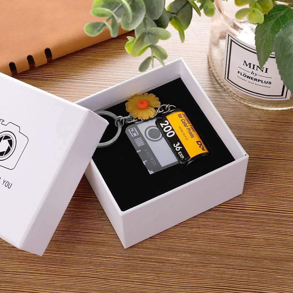 Photo Keychain Film Camera Roll Multiphoto Gift for Family Gifts