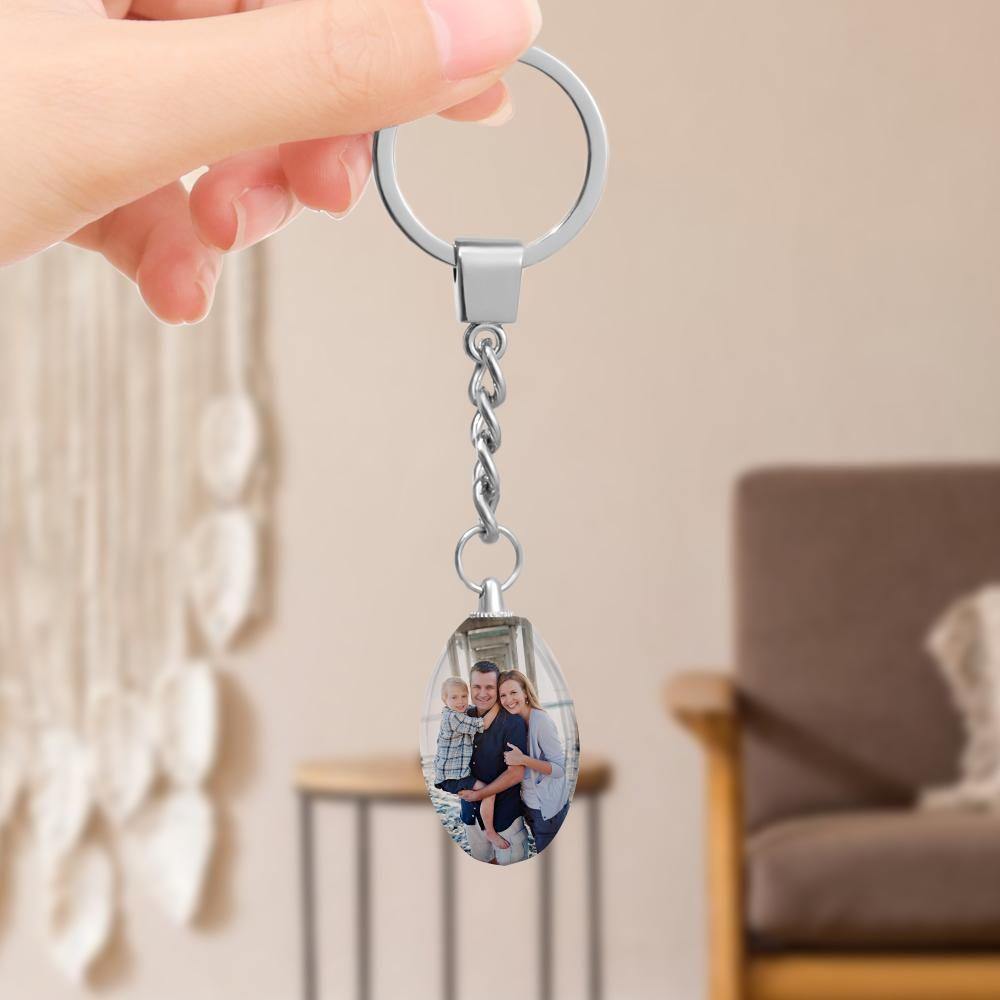 Photo Keychain Crystal Keychain Family Gifts - soufeelus