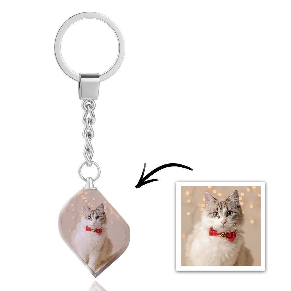 Photo Keychain Crystal Keychain Love my Pets - soufeelus