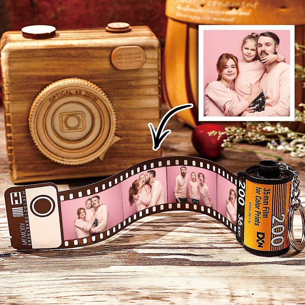Custom Keychain Camera Roll Keychain Multiphoto Colorful  Romantic Gifts - soufeelus