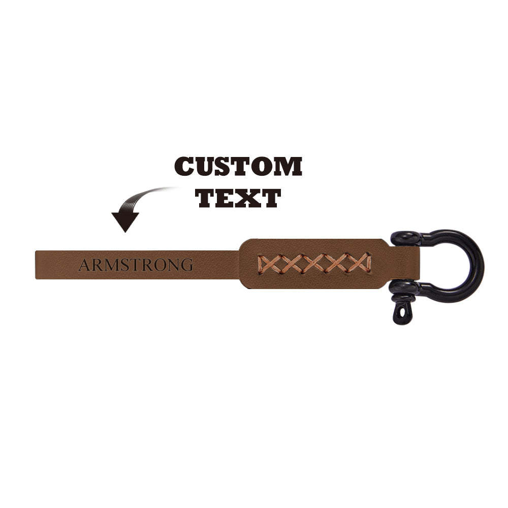 Custom Engraved Keychain Car Keychain Men's Gifts - soufeelus