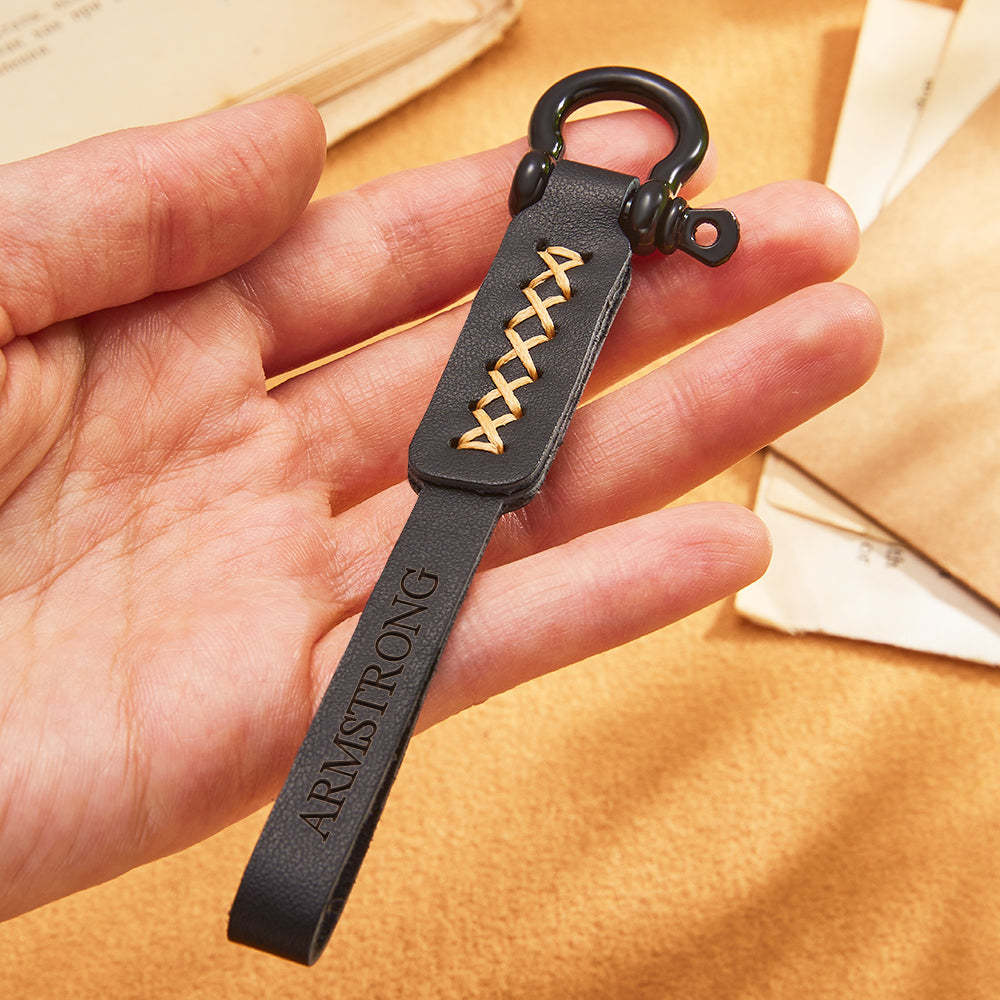 Custom Engraved Keychain Car Keychain Men's Gifts - soufeelus
