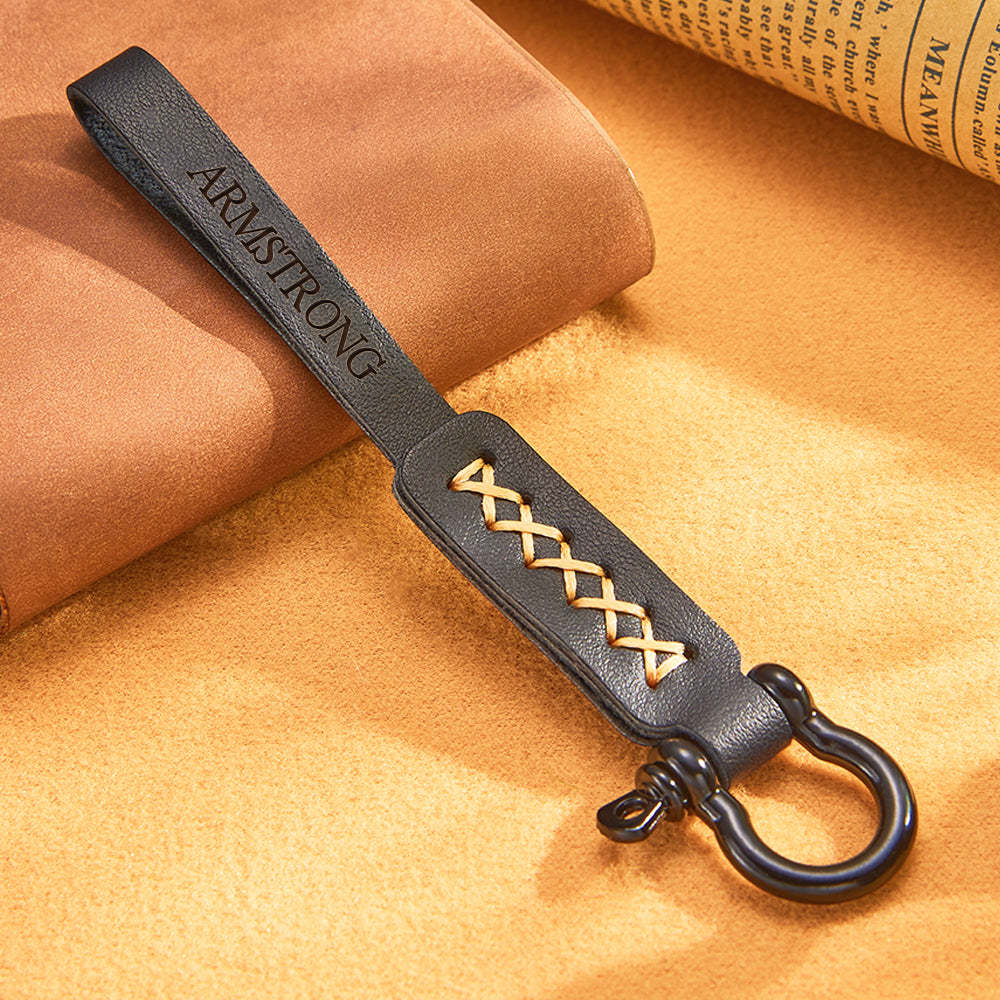 Custom Engraved Keychain Car Keychain Men's Gifts - soufeelus