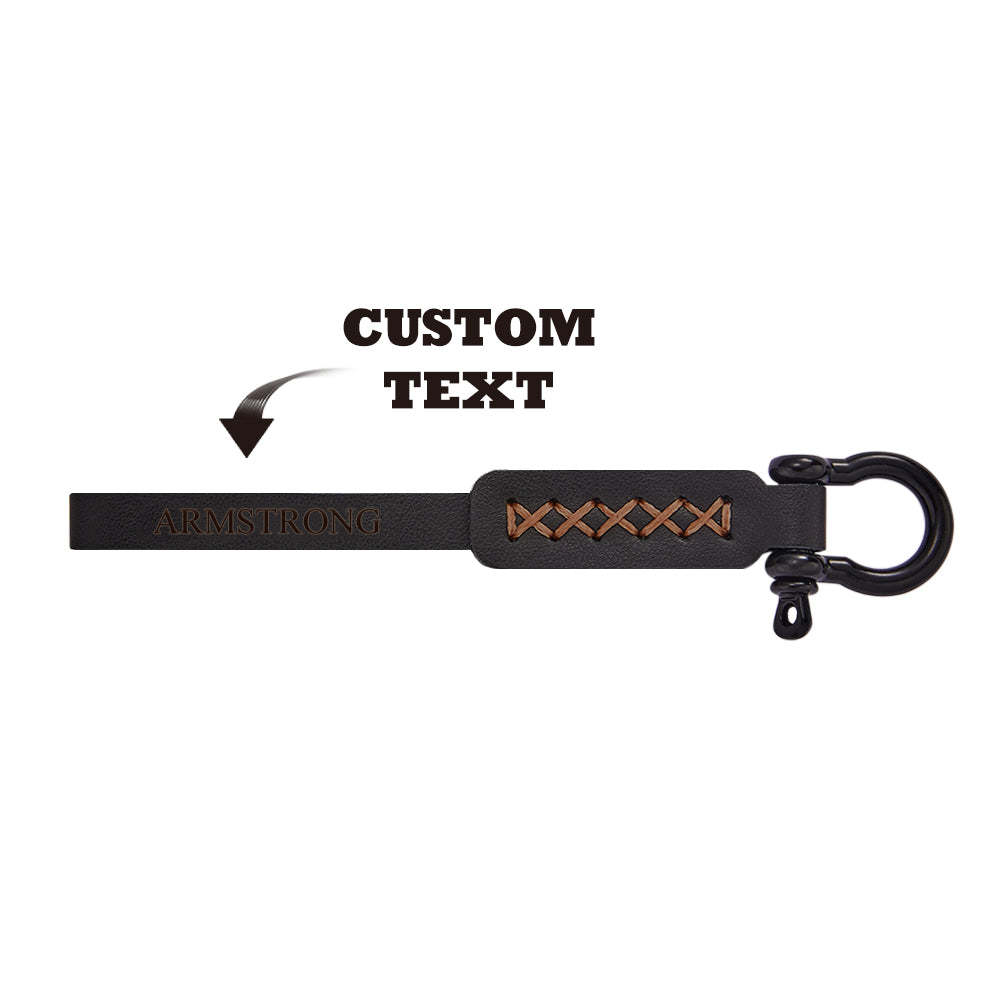 Custom Engraved Keychain Car Keychain Men's Gifts - soufeelus