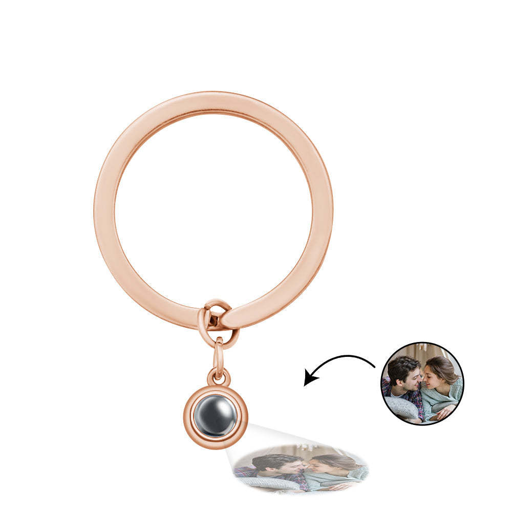 Custom Photo Projection Keychain Personalized Key Ring Exquisite Mother's Day Gifts For Her - soufeelus