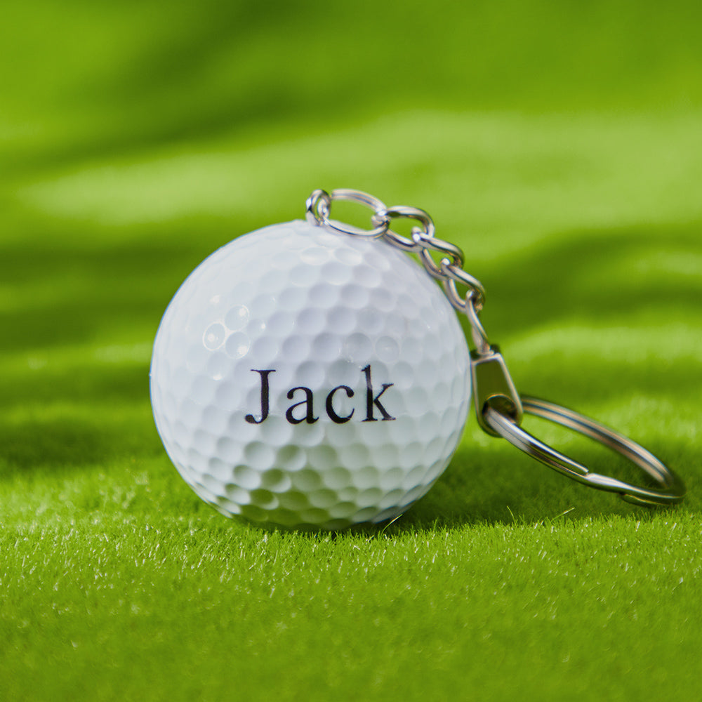 Custom Engraved Keychain Golf Creative Sport Gifts - soufeelus