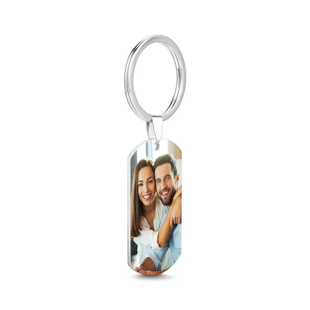 Drive Safe Keychain Customized Photo Gifts Drive Safe I Need You Here With Me Valentines Day Gift For Him - soufeelus