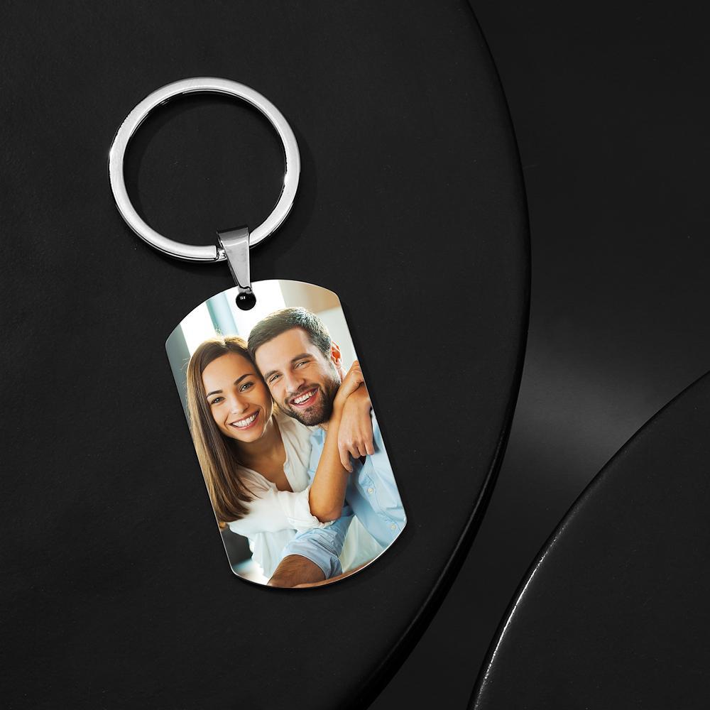 Drive Safe Keychain Customized Photo Gifts Drive Safe I Need You Here With Me Valentines Day Gift For Him - soufeelus