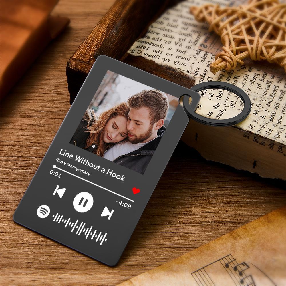Custom Keychain With Picture Valentine's Day Birthday Gifts Personalized Keychains for Men Women - soufeelus