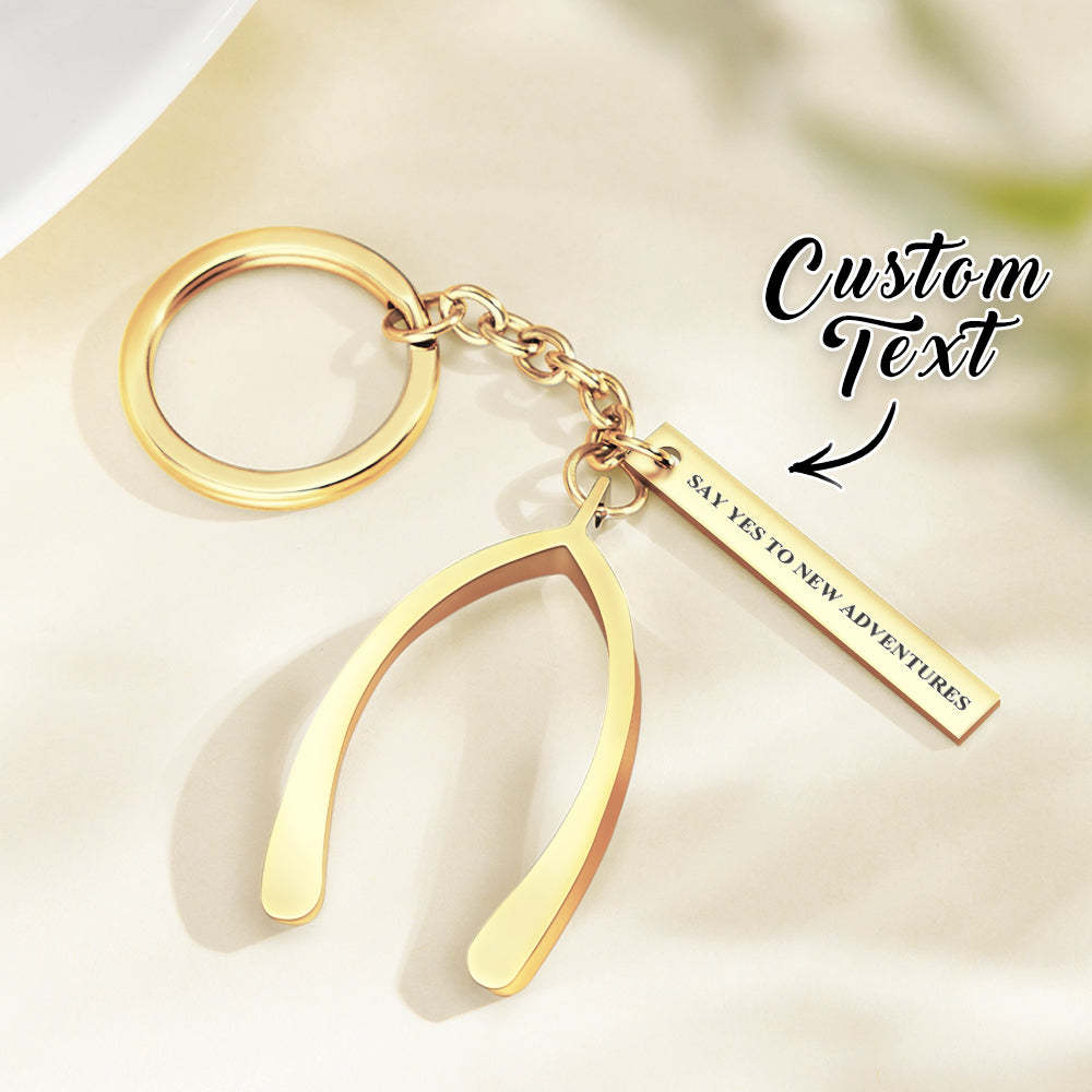 Personalized Engraved Key Chain Unique Custom Pendant Keychain Anniversary Gifts - soufeelus