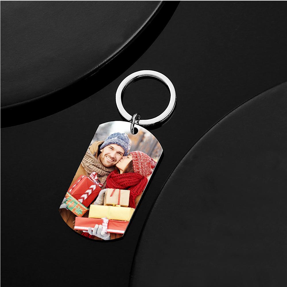 Custom Keychain Color Photo Calendar Keychain Tag Keychain Gift For Couples - soufeelus