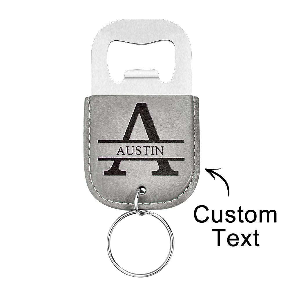 Custom Engraved Keychain Bottle Opener Simple Gifts - soufeelus