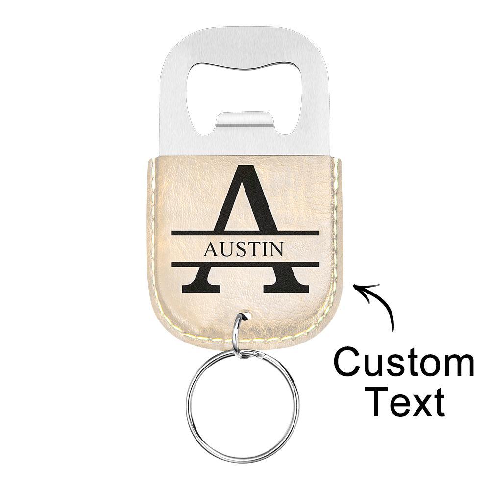 Custom Engraved Keychain Bottle Opener Simple Gifts - soufeelus