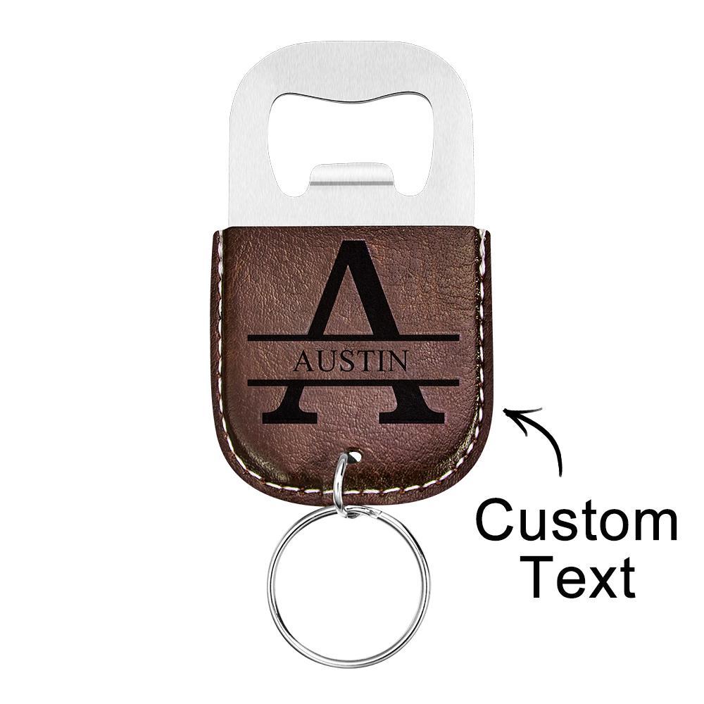 Custom Engraved Keychain Bottle Opener Simple Gifts - soufeelus