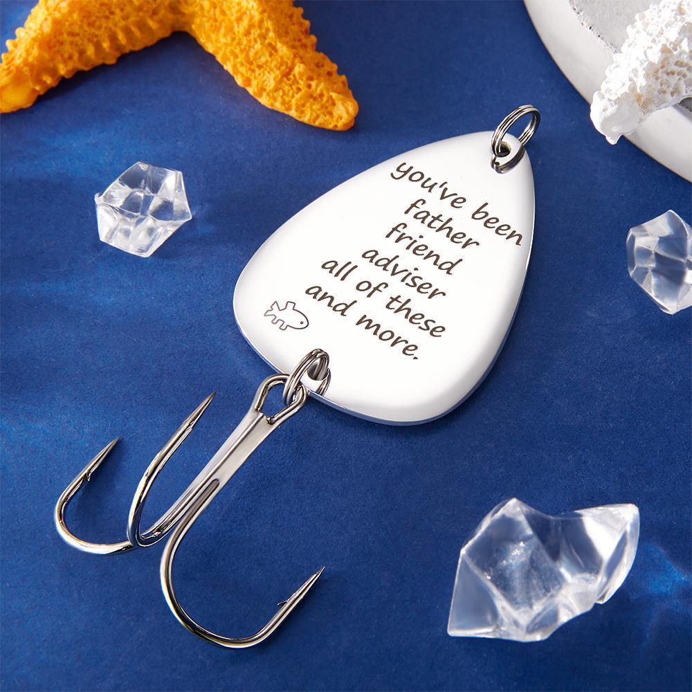 Engraved keychains Fish Hook Shape for Couples - soufeelus