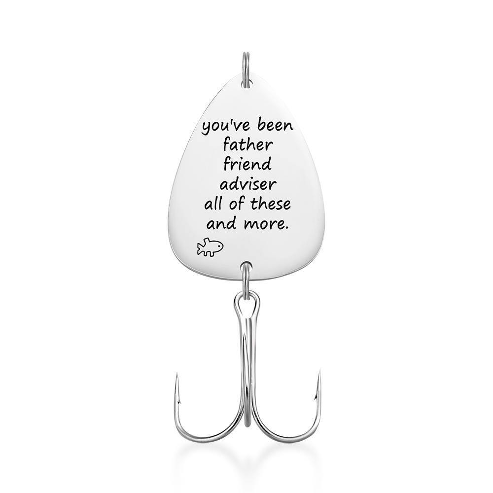 Engraved keychains Fish Hook Shape for Couples - soufeelus