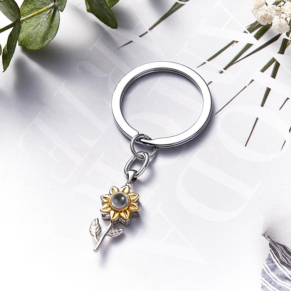 Custom Photo Projection Keychain for Women Keychain with Photo inside  Hidden Photo Keychain Pet Memorial Gift - soufeelus