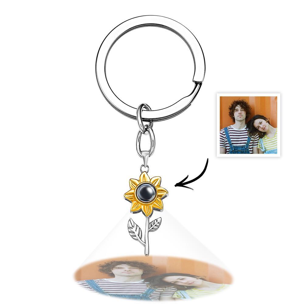 Custom Photo Projection Keychain for Women Keychain with Photo inside  Hidden Photo Keychain Pet Memorial Gift - soufeelus