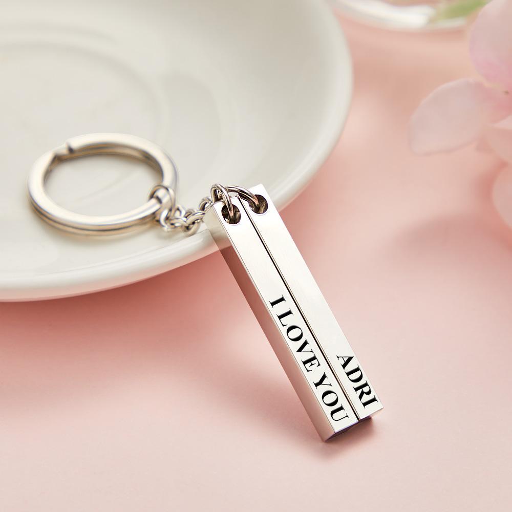 Custom Engraved Keychain Exclusive Gift for Your Loved Ones - soufeelus